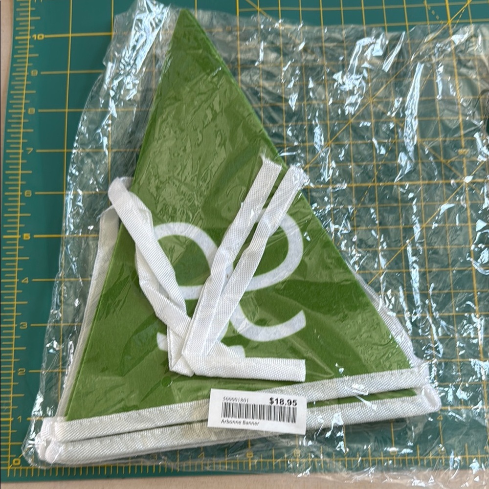 Arbonne Green and White Party Banner